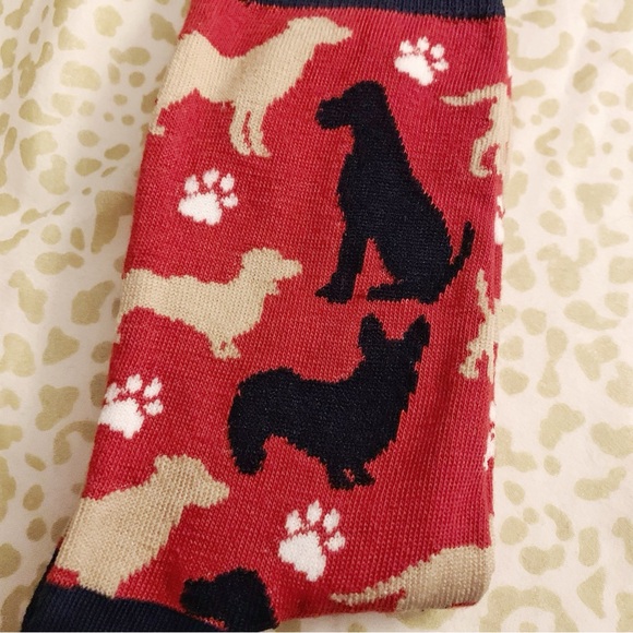 Juncture DOG LOVER Mens Printed Novelty Crew Socks - Picture 3 of 4